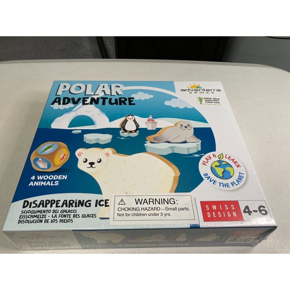 Adventerra Board Game Polar Adventure Box Made in Poland Play and Learn New
